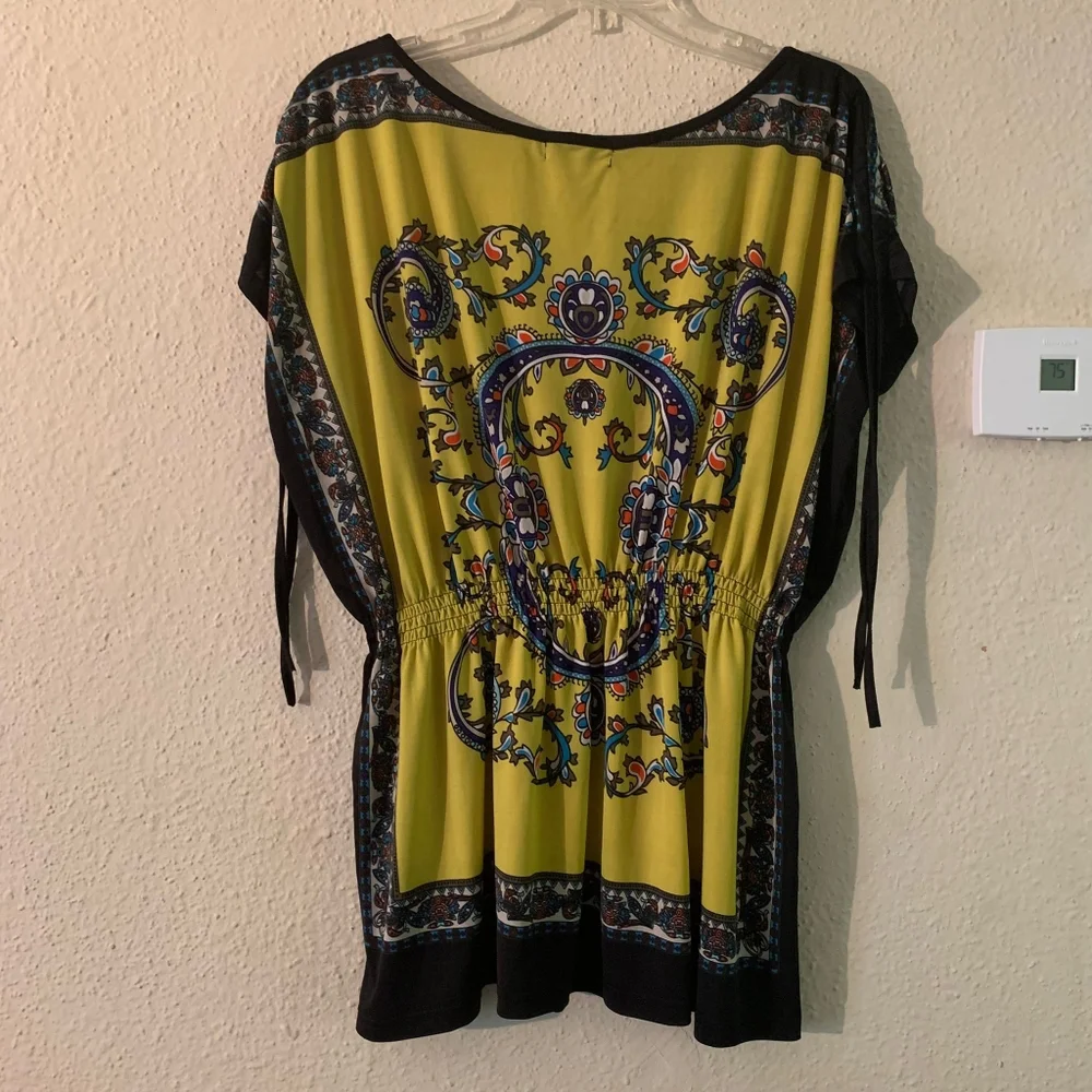 Bacci Bohemian blouse dress Size M, Boho Top